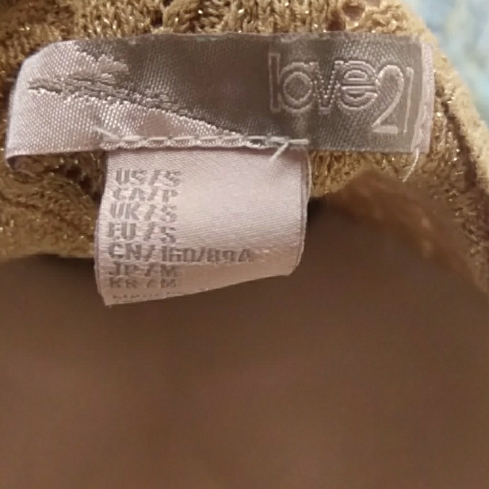 Love 21 forever 21 brand Golden Brown sweater - Picture 8 of 8